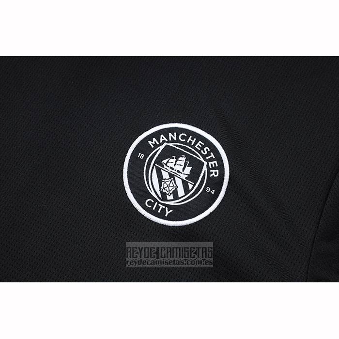 Chandal del Manchester City Manga Corta 2025-2026 Negro - Pantalon Corto